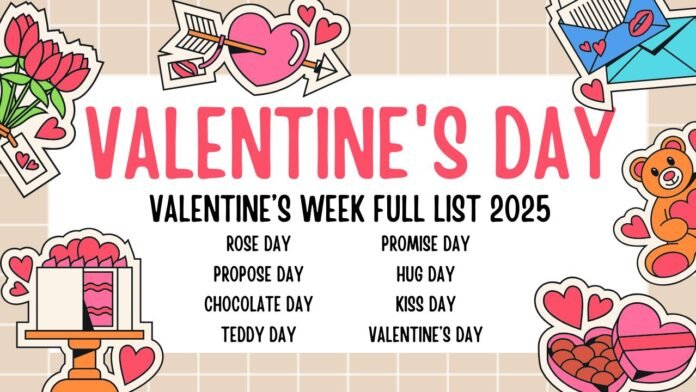 Valentine’s Week Full List 2025: Celebrate Love Day-by-Day